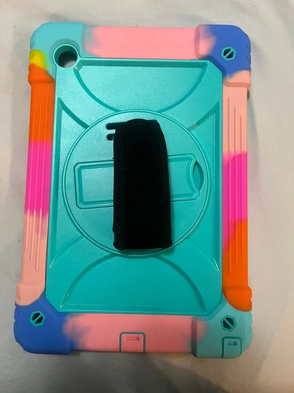 Multi-Color Heavy-Duty Tablet Case with Hand Strap